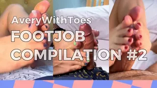 Second FOOTJOB COMPILATION - Cumtacular