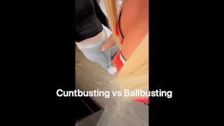 Cuntbusting vs Ballbusting