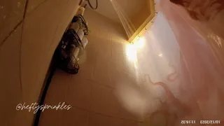 Sneaky shower cam caught me in the shower