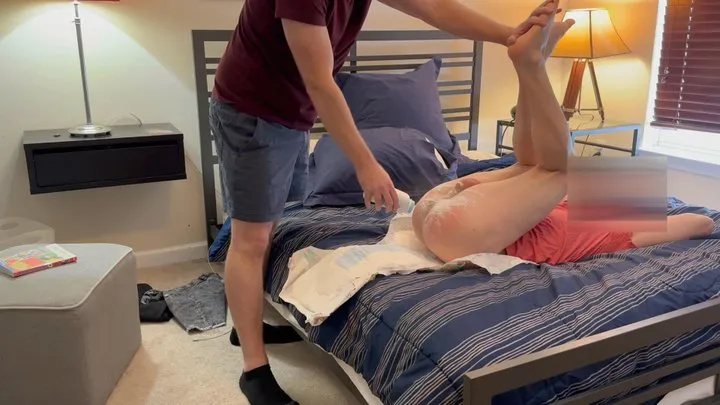 JJ Gets Spanked and Put in a Diaper