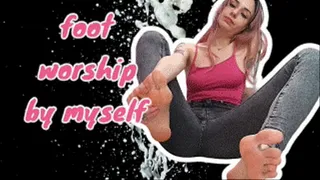 27 BIG FEET x WORSHIP 1 ( foot fetish, foot virgin, upclose, worship, soles, wrinkled, wiggling, spreading, foot play, cleavage, rubbing, goddess, queen, barefoot, long toes)