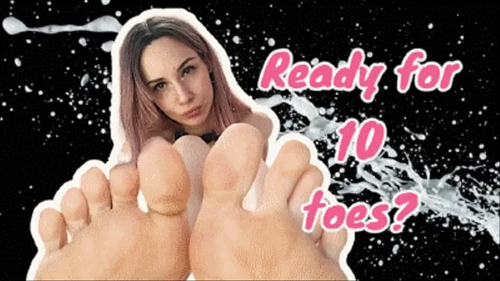 LONG TOES 2 ( foot fetish, worship, soles, toes, wrinkled, wiggling, spreading, foot play, cleavage, rubbing, goddess, virgin, upclose, big feet )
