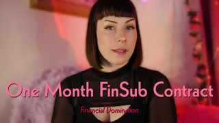 One Month Financial Submission Contract