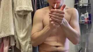 Smoking and Stroking in the WC