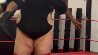 Strong powerful women wrestling