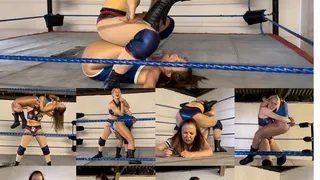 Fireman's carry, bear hugs and piledriver attempts