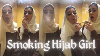 Smoking Hijab Girl