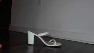 Goddess Harmony Trying On High Heels