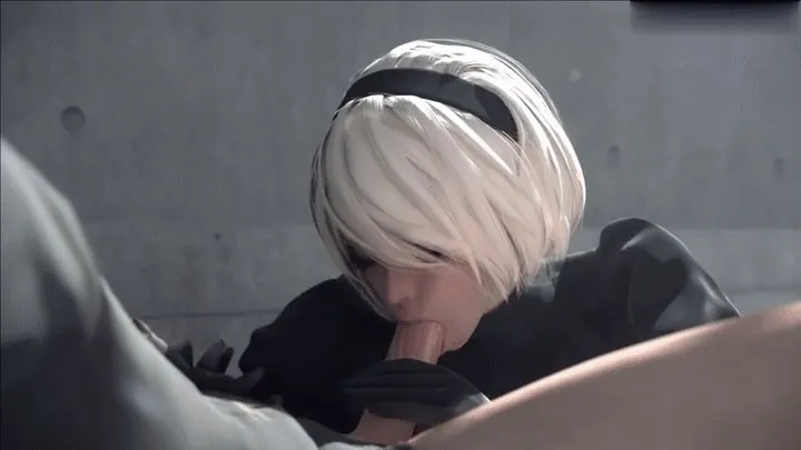 Nier Automata 3D porn Fucking delicious ass 2B sweet hot blowjob 2B x 9S H