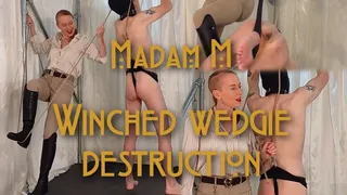 Winched Wedgie Destruction, humiliating, suspended, extreme and brutally harsh punishment