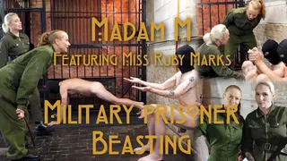 Military Prisoner Beasting: exercised, humiliated, whipped, and tawsed