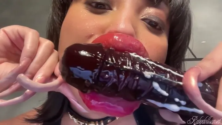 RubyDollLipz's Choco Jumbo Cum Pop