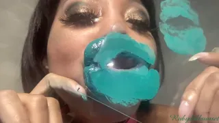 RubyDollLipz's XL Doll Lips+Green Glass Kisses