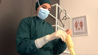 TIGHT SURGICAL GLOVES SNAP SOUND