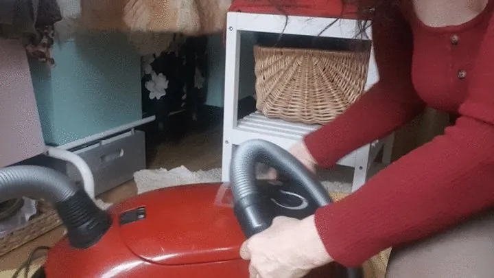 Vacuuming my nylonpantyhosefeet