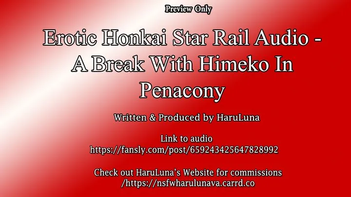 18+ Audio - Taking a Break With Himeko