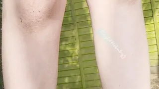 Giantess Tinylittlebabyg teases you while in the garden