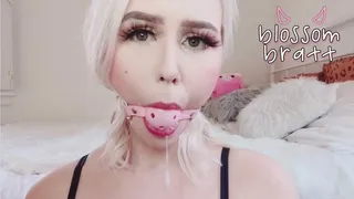 Blossom Bratt Gagged and Drooling