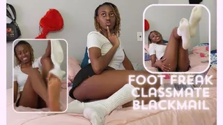 Foot Freak Classmate - Humiliation with Ebony Goddess