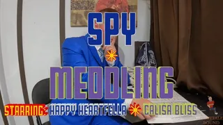 Spy Meddling Starring Happy Heartfella and Calisa Bliss (Full) - Spy and Daphne Tie Each Other Up - Damsel, Male Bondage, Tape Gag, Cleave Gag, Rope, Tape, Femdom