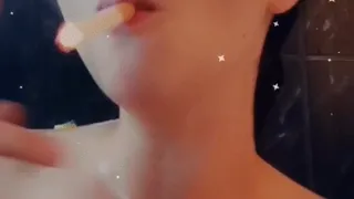 Bathtub smoking premium Snapchat