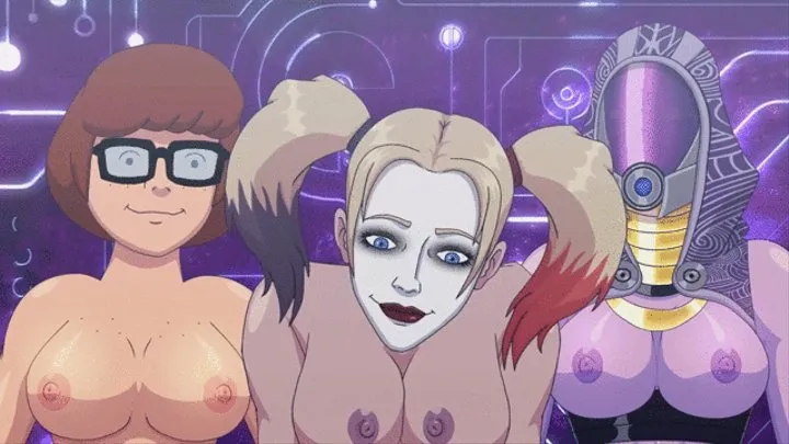 Epic Crossover - Dean Venture fucks Velma, Cammy, Harley Quinn and Princess Peach