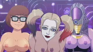 Epic Crossover - Dean Venture fucks Velma, Cammy, Harley Quinn and Princess Peach