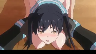 Tamaki Kotatsu is fucked and creampied from the back by Shinra