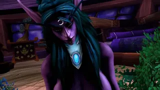 Tyrande Whisperwind from warcraft fucked in 3D porn compilation