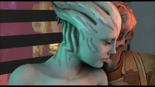 Mass Effect girls in sex party orgy