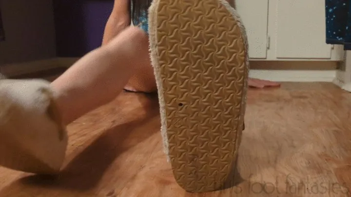 Fifi putting her stinky soles and toes in your face