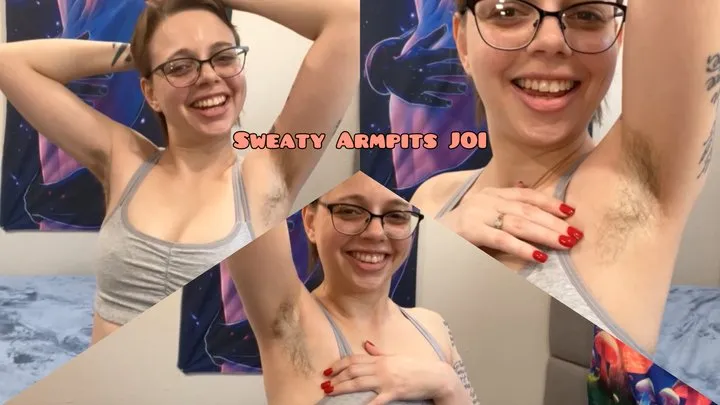 Sweaty Armpit Worship- Cum Drench My Hairy Pits!