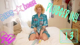 Plugged in!: Babs Bear counts to 13 with orgasms! HAPPY FRIDAY THE 13TH!