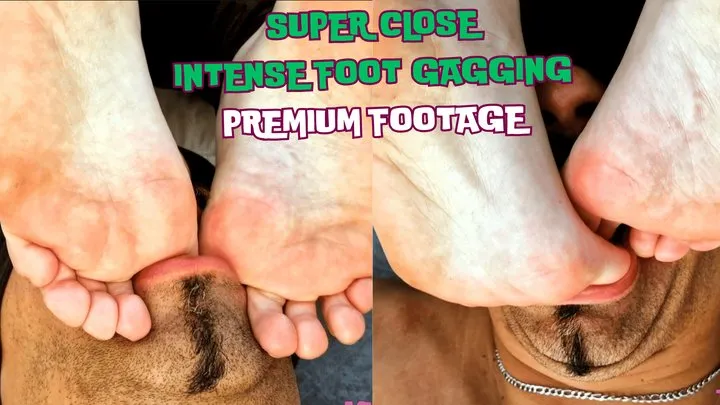 Opium's Super Deep Feet + Reverse Foot Gagging (Premium Footage)