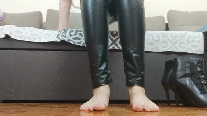 Leather Pants Corset Whip Strapon Humiliation