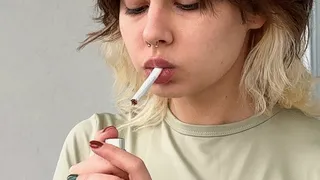 Sexy smoking girl