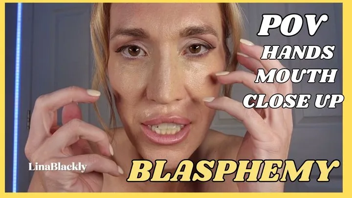 Holy Spirit Blasphemy: POV Face, Hands, and Mouth Fetish