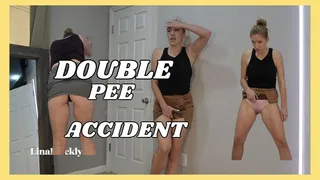 Pee Emergency: Step-Sisters' Desperate Rush