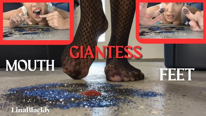 Evil Giantess Shrinks People For Science