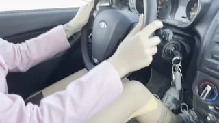 Christina driving lesson sneakers stuck revving hdr pro res full video 43 min 0002