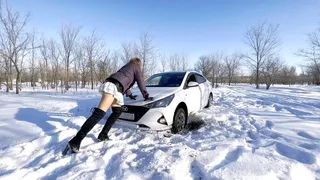 VIKA KRISTINA HARD STUCK SNOW full video 44 min