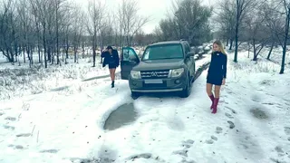 KRISTINA VIKA WINTER STUCK ADWENYURE full video 50 min