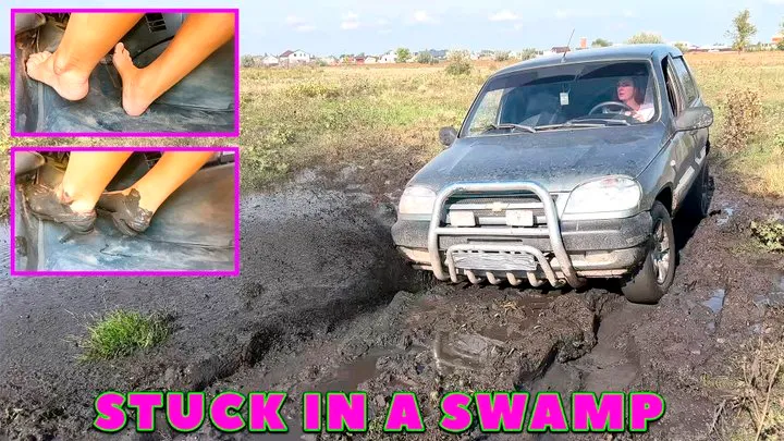 VIKA STUCK THE MUD OFFROAD BAREFOOT 4K FULL VIDEO 21 MIN