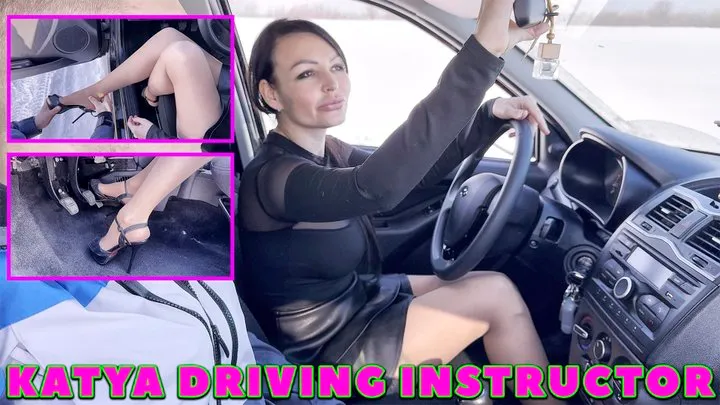 Katya driving lesson with instructor  pro res full video 30 min