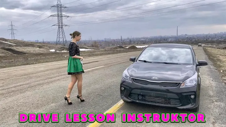 ANASTASIA DRIVING LESSON INSTRUCTOR 4K   FULL VIDEO 44 MIN