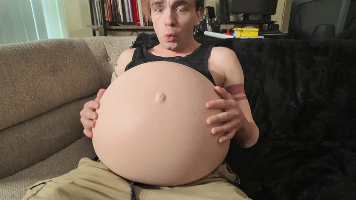 Fertility Treatment Leaves Husband Pregnant with Twins featuring Male Pregnancy, Body Inflation, Belly Fetish, Taboo Fantasy, Belly Expansion with Fuck Buck and Lita Lecherous