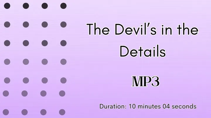 The Devil's in the Details MP3