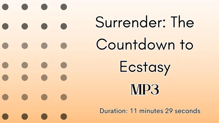 Surrender: The Countdown to Ecstasy MP3