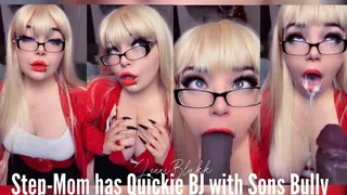 Step-Mom has Quickie BJ with Sons Bully