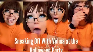 Sneaking Off with Velma at the Halloween Party